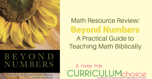 will help you learn how to see and teach math from a biblical worldview in an easy to read and understandable way.