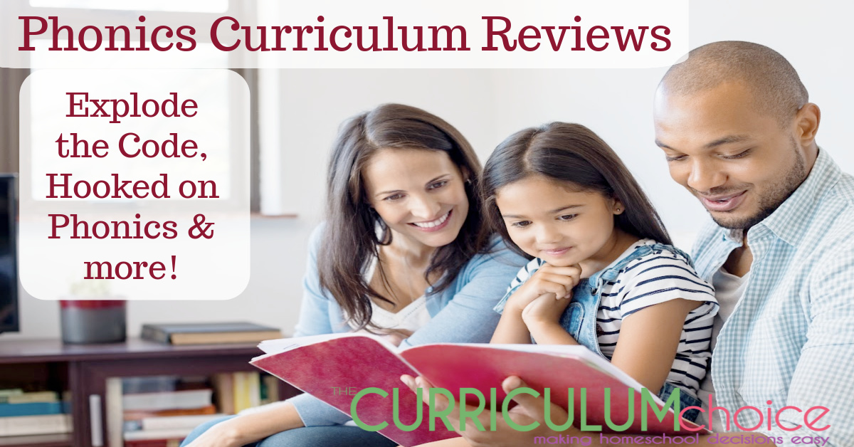 This is a collection of Phonics Curriculum Reviews from here at The Curriculum Choice. Includes reviews about programs like Explode the Code and Hooked on Phonics.