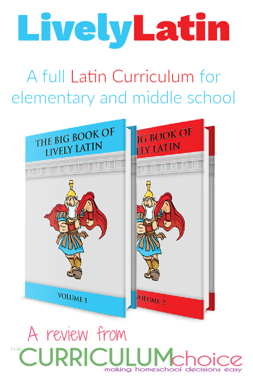 LivelyLatin is an elementary to early middle school Latin program that includes grammar lessons, Latin vocab, and Roman history study! A total curriculum that is vibrant, varied and interesting!