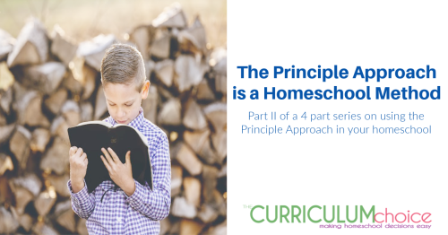 The Principle Approach to Education is a Homeschool Method that uses the 4 "R"s to place biblical reasoning as the foundation for all learning. This is Part II of a 4 part series on using The Principle Approach in your homeschool.