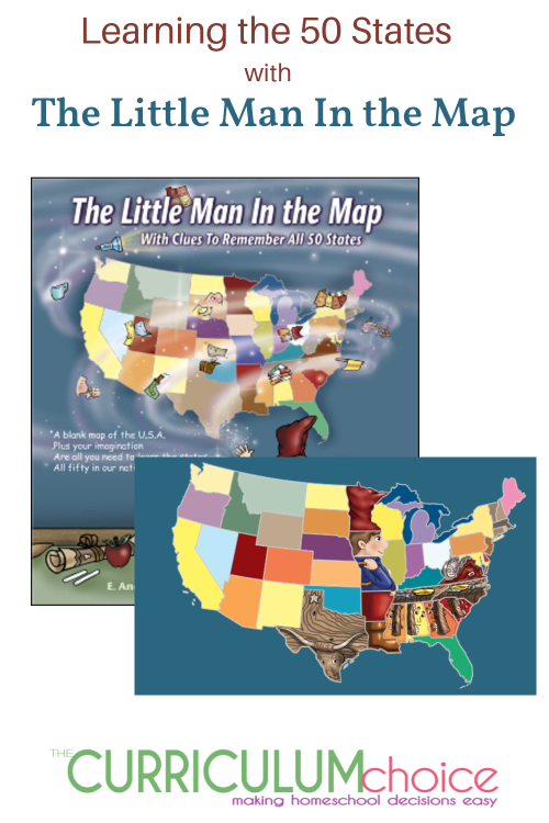 The Little Man In the Map makes learning all 50 U.S. States easy and fun by offering clues for memorizing the states, creating the outline of a man with rhyming verse to help remember the location of each states.