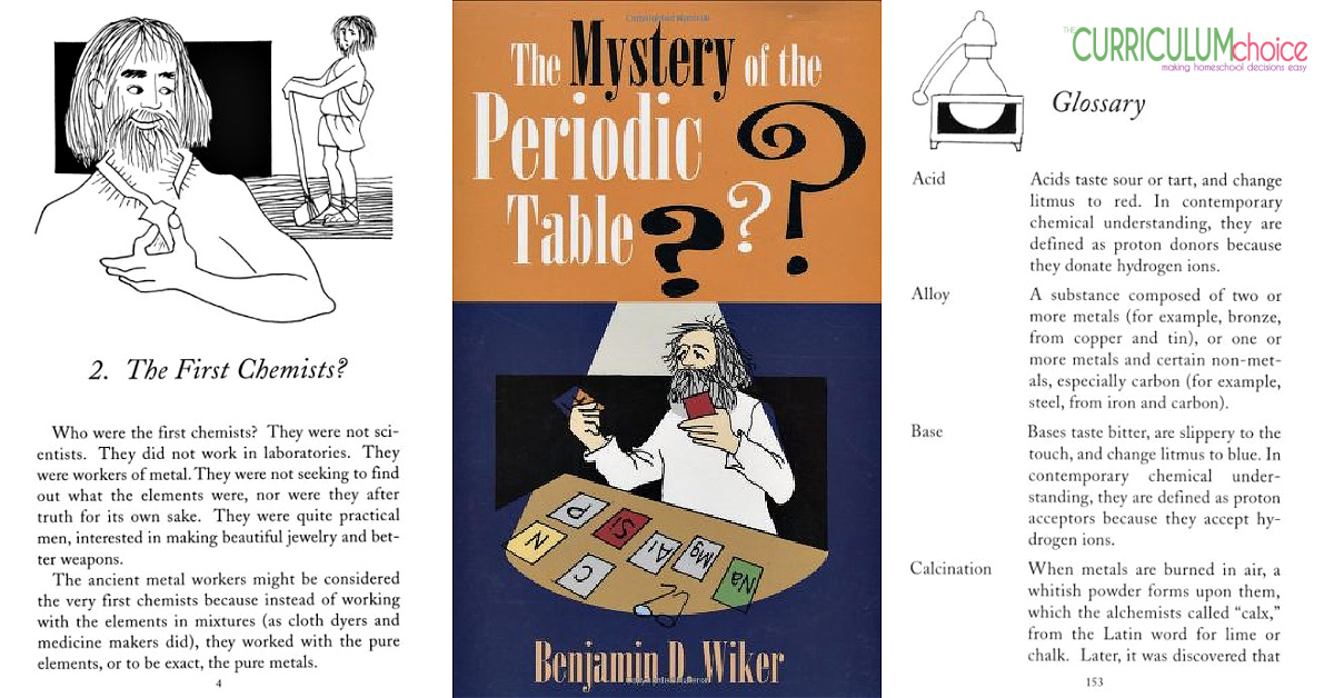 The Mystery of the Periodic Table is a non-fiction book of the history of chemistry from the Neolithic Period to twentieth century scientists. A Review from The Curriculum Choice