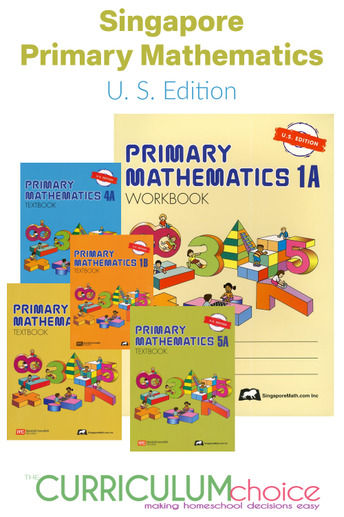 Singapore Primary Mathematics is a mastery based homeschool math curriculum for grades K-6 that uses a concrete-pictorial-abstract approach.