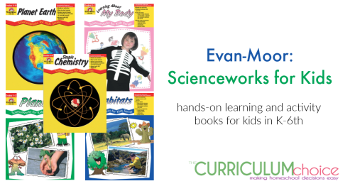 Evan-Moor ScienceWorks for Kids is a hands-on learning science activity book series for kids in grades K-6