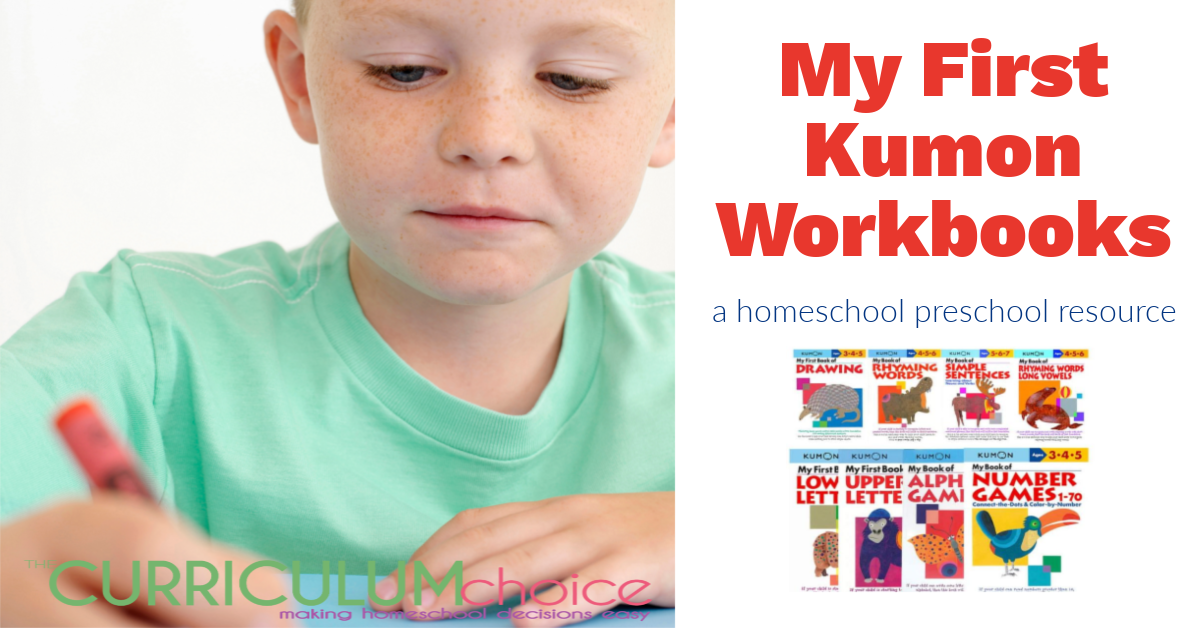 My First Kumon Workbooks – A Homeschool Preschool Resource