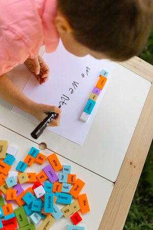 Sentence Building Dominoes