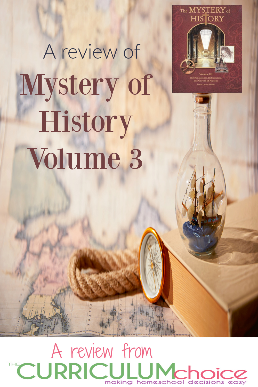 Mystery of History Volume 3 is a chronological, Christian world history spanning the Renaissance, Reformation, and Growth of Nations. A review from The Curriculum Choice.