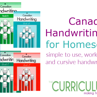 Canadian Handwriting Series for Homeschoolers