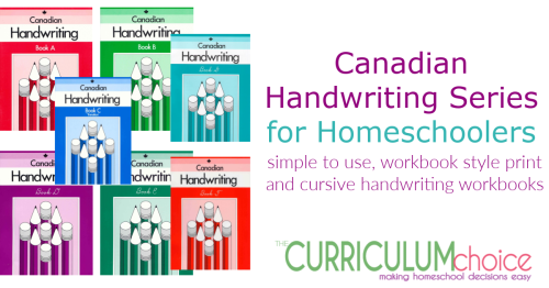 The Canadian Handwriting Series is a 7 book series for kids in grades 1-7 to learn handwriting in both print and cursive. A simple workbook style makes these easy to use!