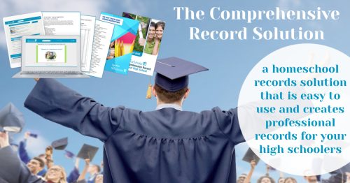 The Comprehensive Record Solution helps you create professional records for your homeschool high school students.