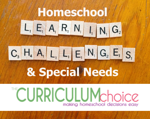 Homeschool Learning Challenges and Special Needs