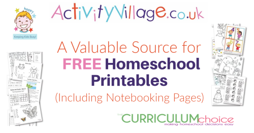 Activity Village is a source for tons of FREE crafts, games, and printables, that includes notebooking pages of all kinds!