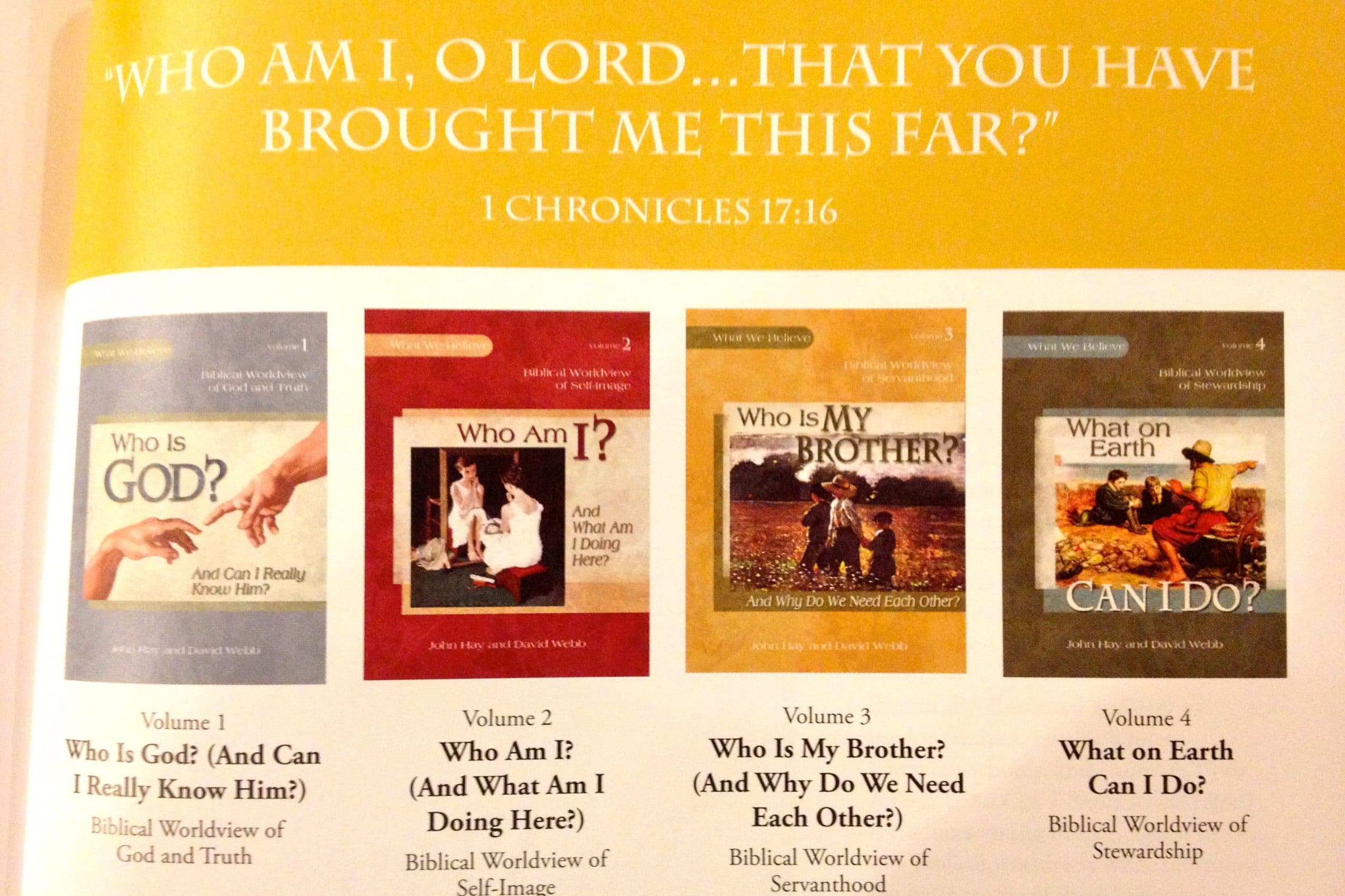 Apologia What We Believe Series :: Who Am I? (Book 2)