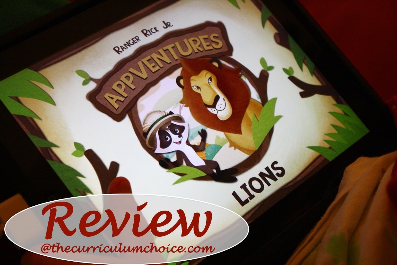 Ranger Rick Jr. AppVentures Lions App Review