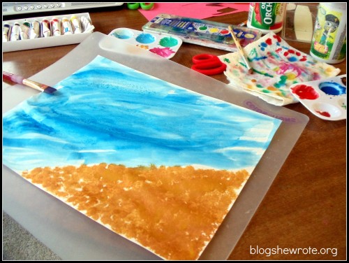 Blog She Wrote: Home Art Studio Grade 5