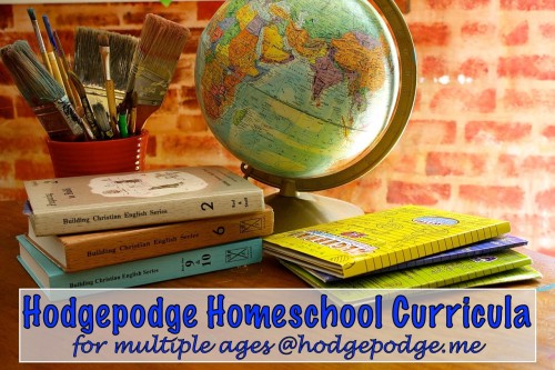 Hodgepodge #Homeschool Curricula for Multiple Ages www.hodgepodge.me