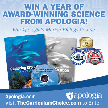 Win a year of science from Apologia www.thecurriculumchoice.org