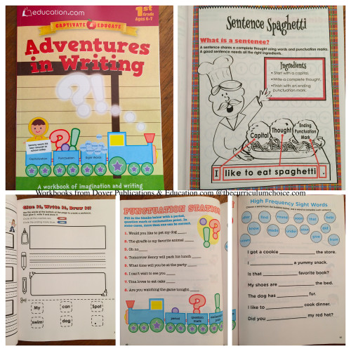 Adventures in Writing from Dover Publications and Education.com