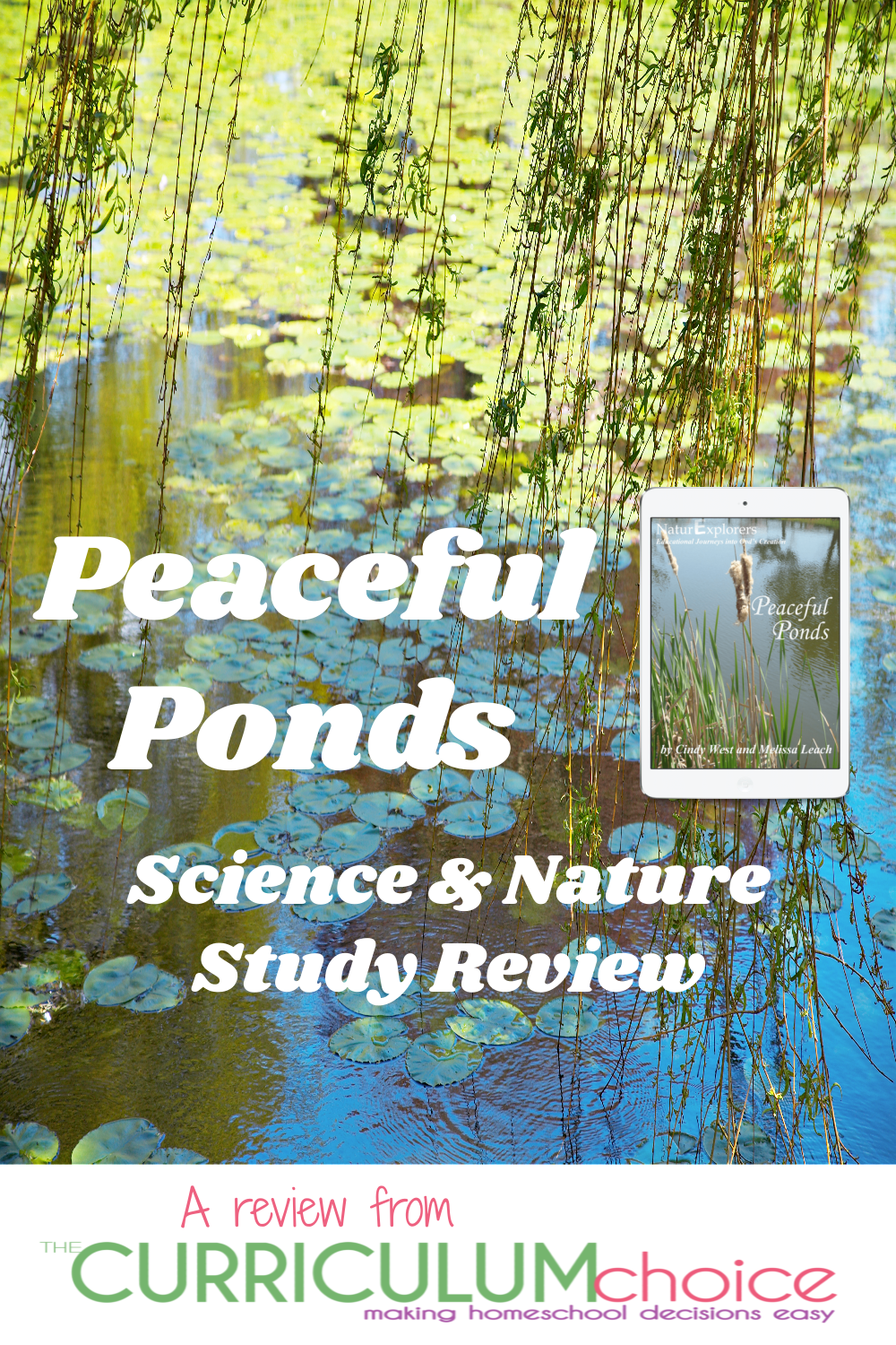 Peaceful Ponds Science & Nature Study from Our Journey Westward is a unit study that incorporates many activities to further pond investigation. It is one of the many NaturExplorers Nature Unit Studies.