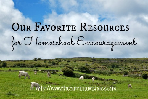 Our Favorite Resources for Homeschool EncouragementFB