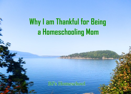 Why I am thankful for being a homeschooling mom