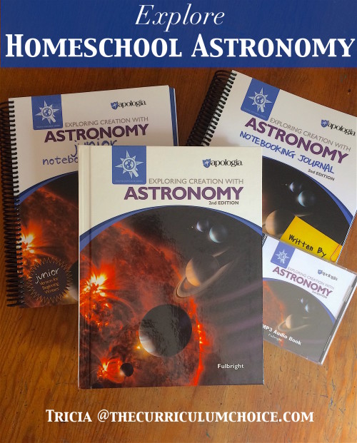 Explore Homeschool Astronomy - a creation based textbook for K-6th grades