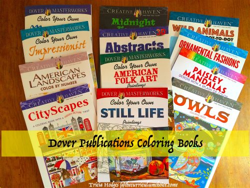 Dover Coloring books series - MasterWorks and Creative Haven