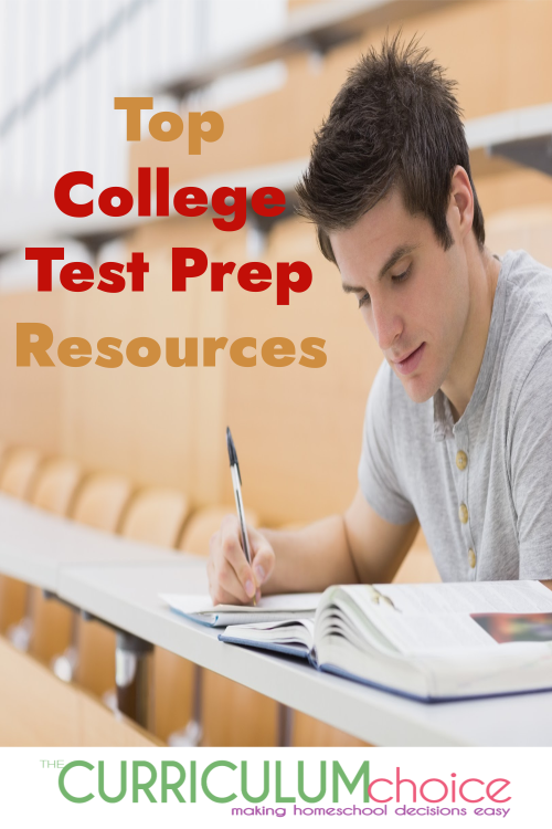 Here are top college test prep resources all in one spot! Plus more help for homeschooling the high school years.