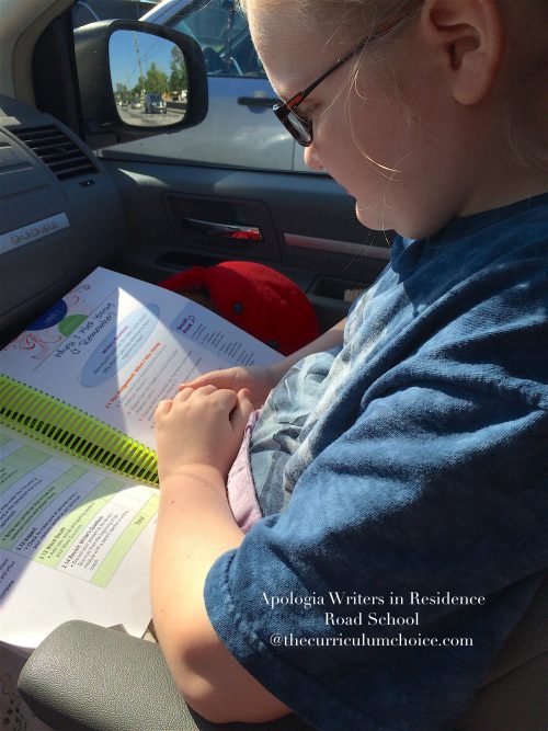 Writers in Residence on the Go homeschool