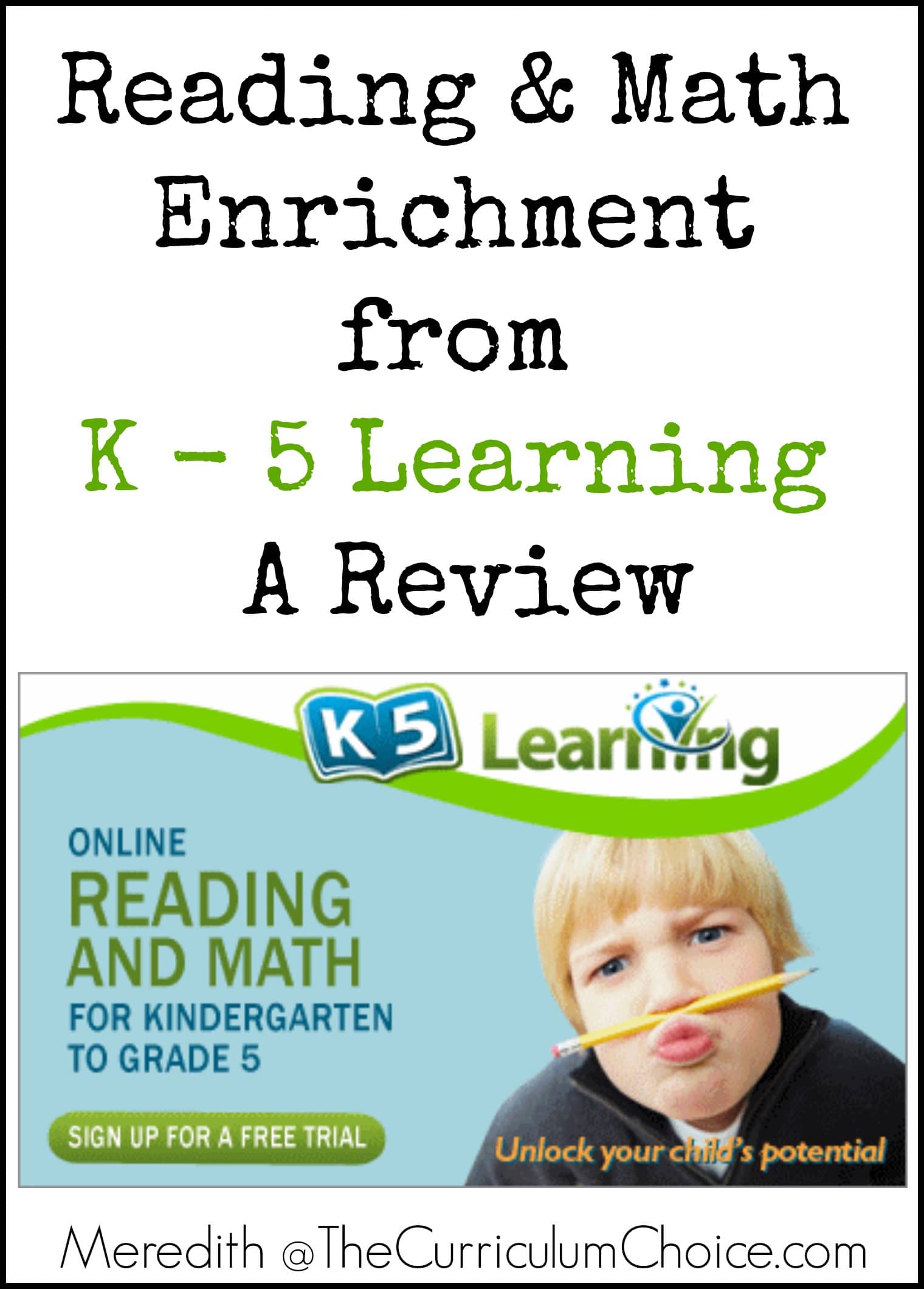 Reading and Math Enrichment from K – 5 Learning | A Review