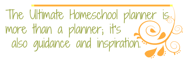 The Ultimate Homeschool Planner from Apologia is more than a planner; it's also guidance and inspiration.