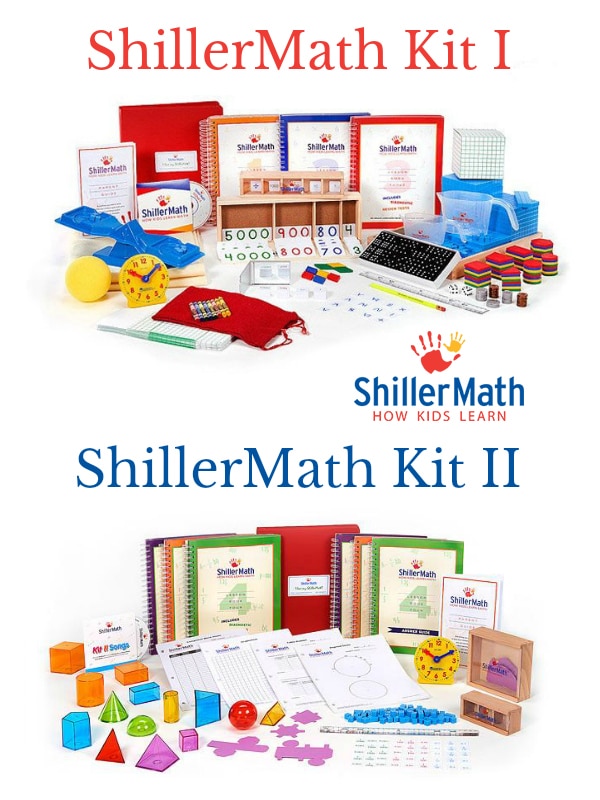 ShillerMath is a Montessori based math homeschool curriculum for ages pre-K to 8th grade that offers out of the box ease of use and tons of flexibility.