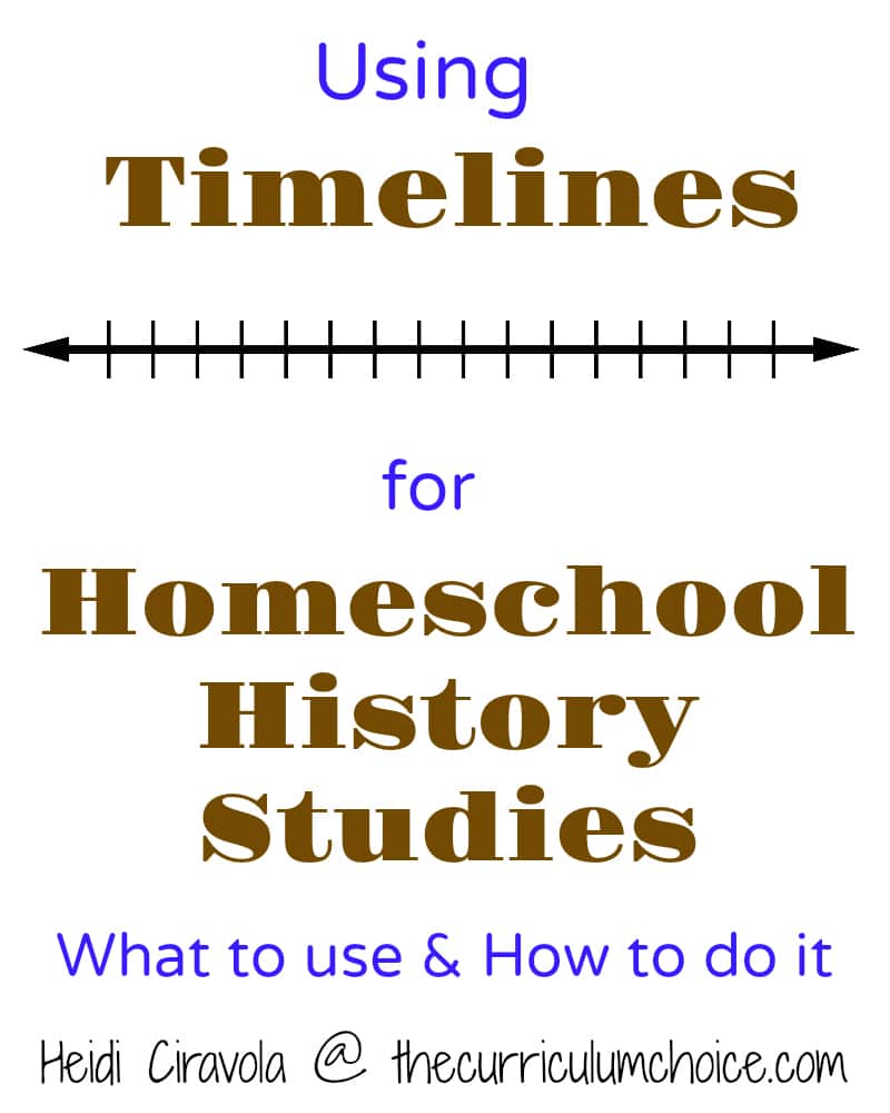 Using Timelines for Homeschool History Studies