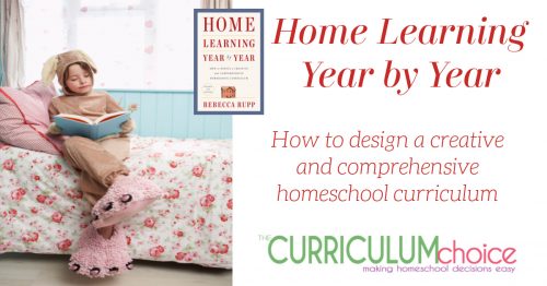 Wonder if you’re teaching your children the right information at the right time? Home Learning Year by Year answers that question and more! It's a comprehensive guide to creating homeschool curriculum for grades K-12! A review from The Curriculum Choice