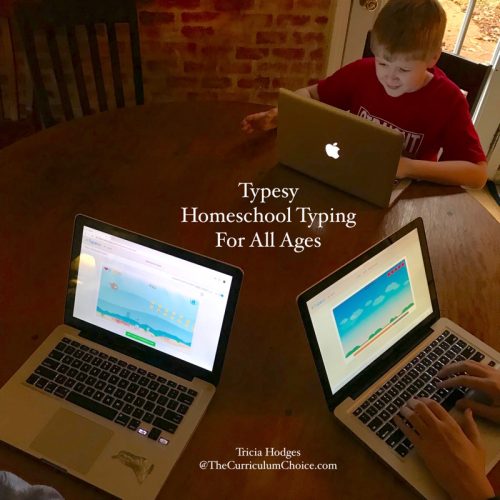 This is such an easy and FUN way to fit in typing skills — great for the every day homeschool. We will be building keyboard skills the whole year through with homeschool typing for all ages!