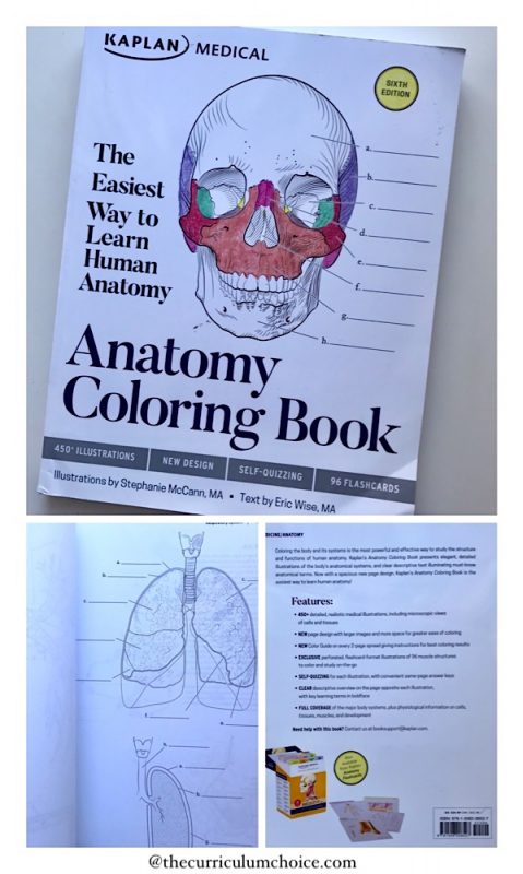 Advanced Biology Anatomy Coloring Book