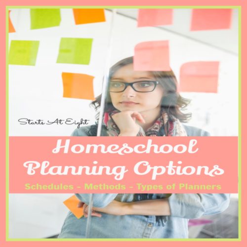 Homeschool Planning Options from Starts At Eight