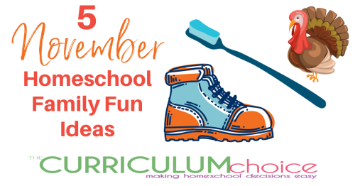 Families can practice an attitude of thanksgiving throughout the month with these November homeschool family fun ideas.