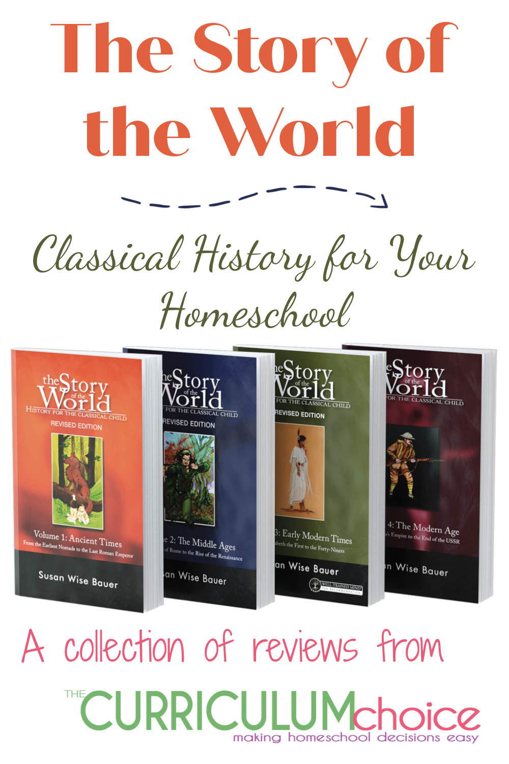 The Story of the World is a classically based, homeschool history curriculum for kids in grades 4-8. This is collection of reviews from the authors at The Curriculum Choice.