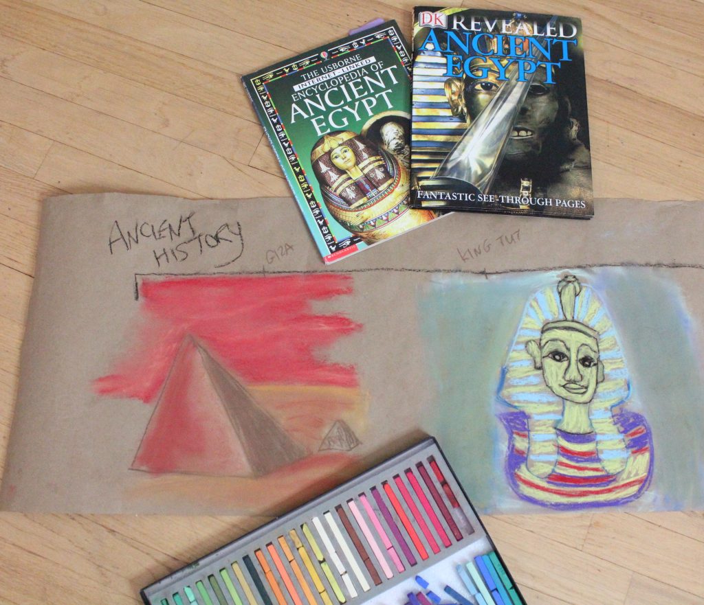 Ancient History with Chalk Pastels from You Are An Artist