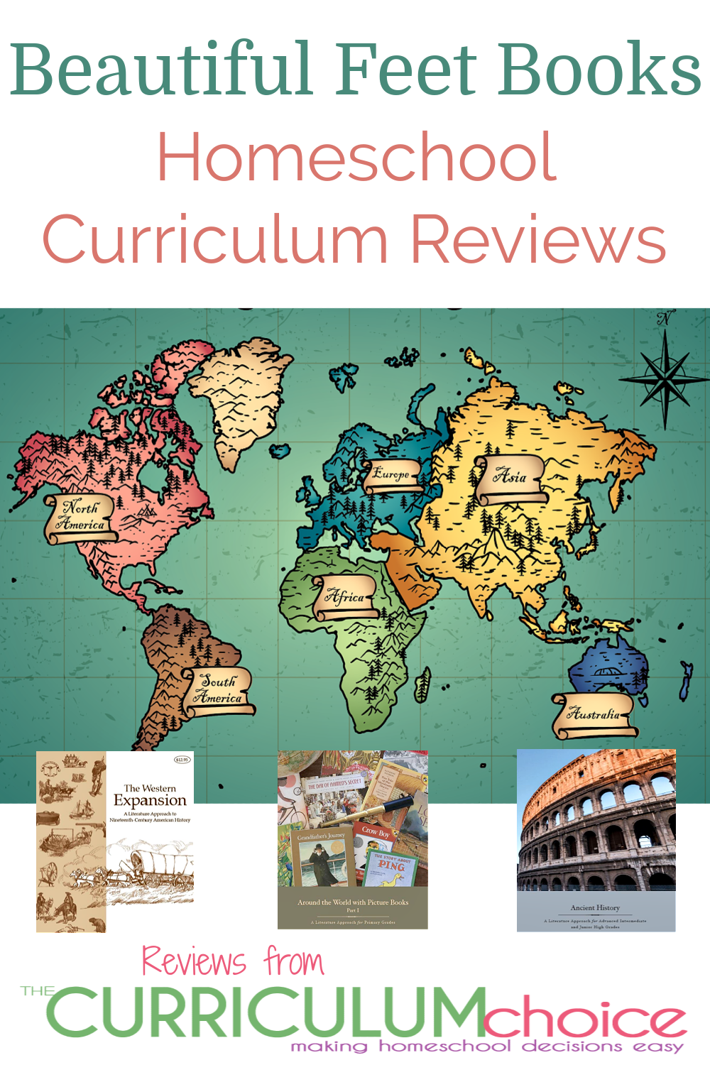 An overview of Beautiful Feet Books Literature Based History Curriculum with reviews of various Beautiful Feet homeschool curriculum options. From the authors at The Curriculum Choice