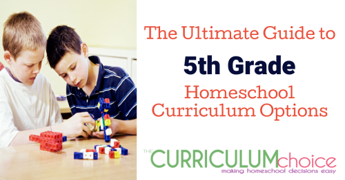 The Ultimate Guide to 5th Grade Homeschool Curriculum Options is your go-to reference for full curriculum options, curriculum for individual subjects, as well as ideas for extras such as coding and art for 5th grade!