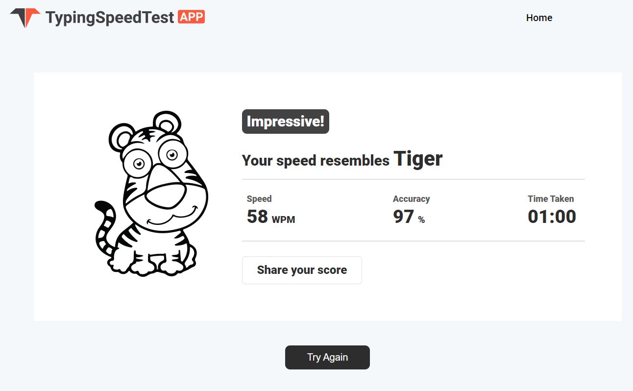 TypeDojo Typing Speed Test1