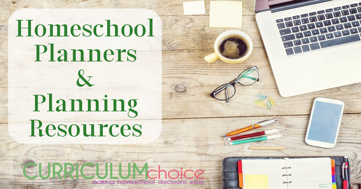 Homeschool Planners & Planning Resources is a collection of planners and other planning resources to help streamline your homeschool planning!