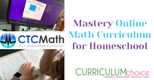 CTCMath is a Mastery Online Math Curriculum for Homeschool. In this article learn what mastery and spiral math are, and see some examples of each.