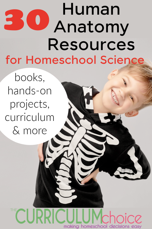 Human Anatomy Resources for Homeschool Science. Books, art, hands-on projects and more for learning about the human body systems.