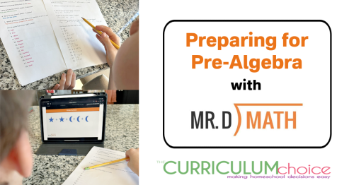 Preparing for Pre-Algebra with Mr. D Math is an online self-paced math course for kids in grades 4-6 focuses on building a strong foundation for Pre-Algebra.