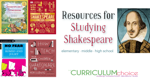 Studying Shakespeare can be done at an early age with our children. Let me tell you why and give you the resources to do so!