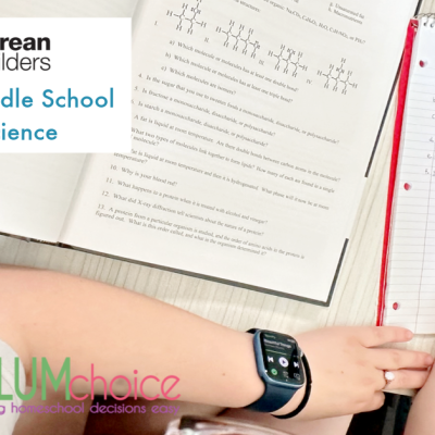 Berean Builders: Homeschool Middle School Christian Science Curriculum