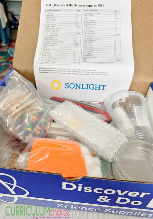 Sonlight Discover & Do Science Supplies Level F